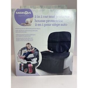 Babies R Us 2n1 Car Seat Protector Safety Anti Slip Cushion Cover W/Pocket NEW